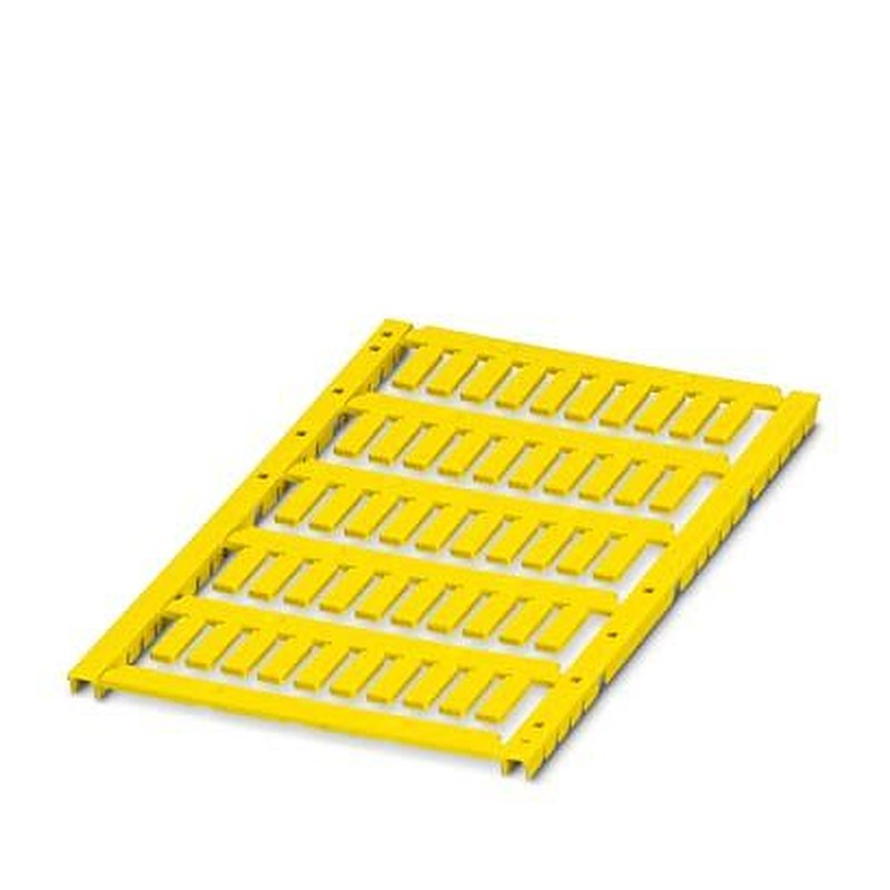 Phoenix Contact UCT-WMT Insert Cable Marker, Yellow, 10 mm Cable Yellow, 0.6 mm Cable, 0801439