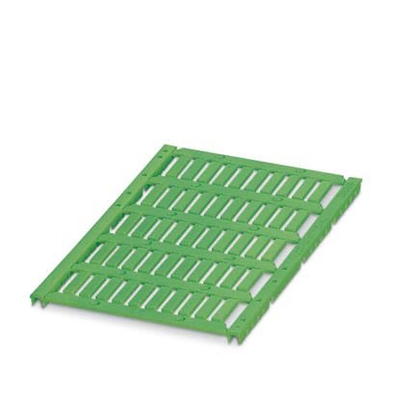 Phoenix Contact UCT-WMT Insert Cable Marker, Green, Pre-printed "0", 50 mm Cable Green, 0.6 mm Cable, 0801450