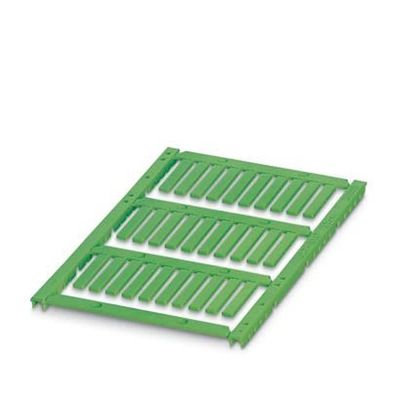 Phoenix Contact UCT-WMT Insert Cable Marker, Green, Pre-printed "0", 22 mm Cable Green, 0.6 mm Cable, 0801457