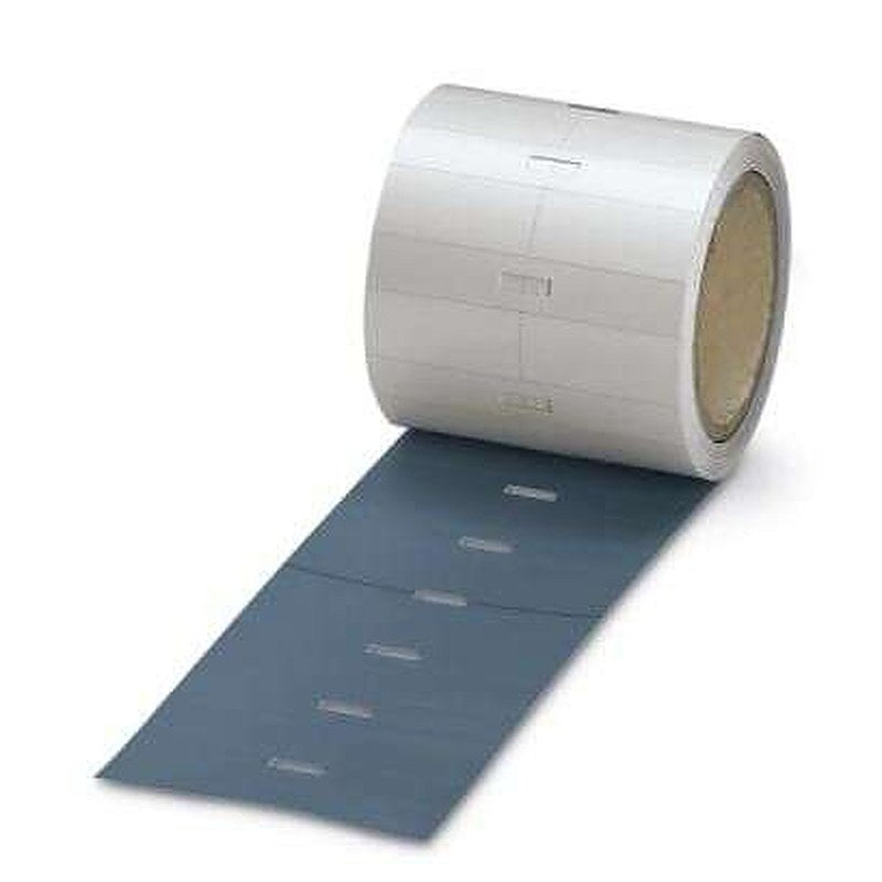 Phoenix Contact Black on Grey Label, 12.5 m Length, 31 mm Width, 12.5 mm Label Length, 31 mm Label Width