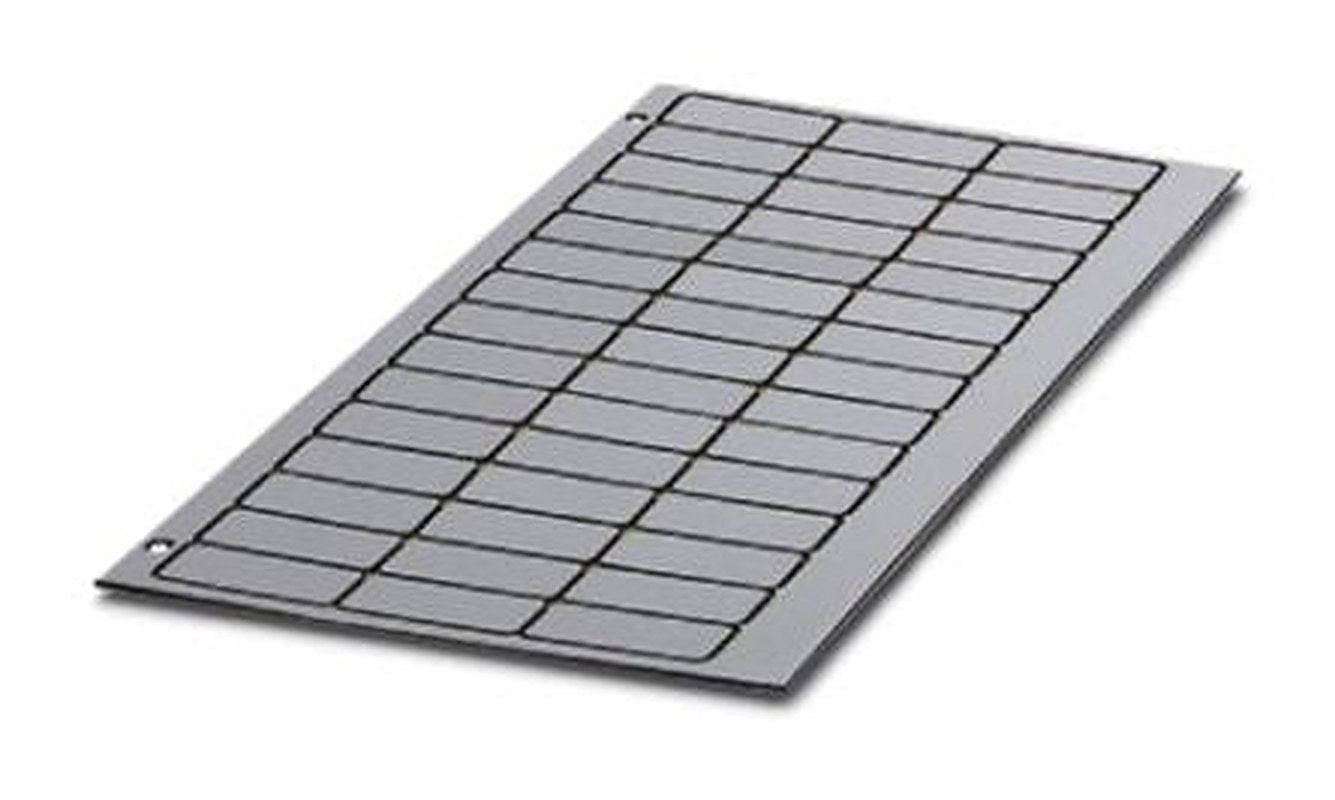 Phoenix Contact Panel Marker, 8 mm Length, 8 mm Height 0806877 Silver