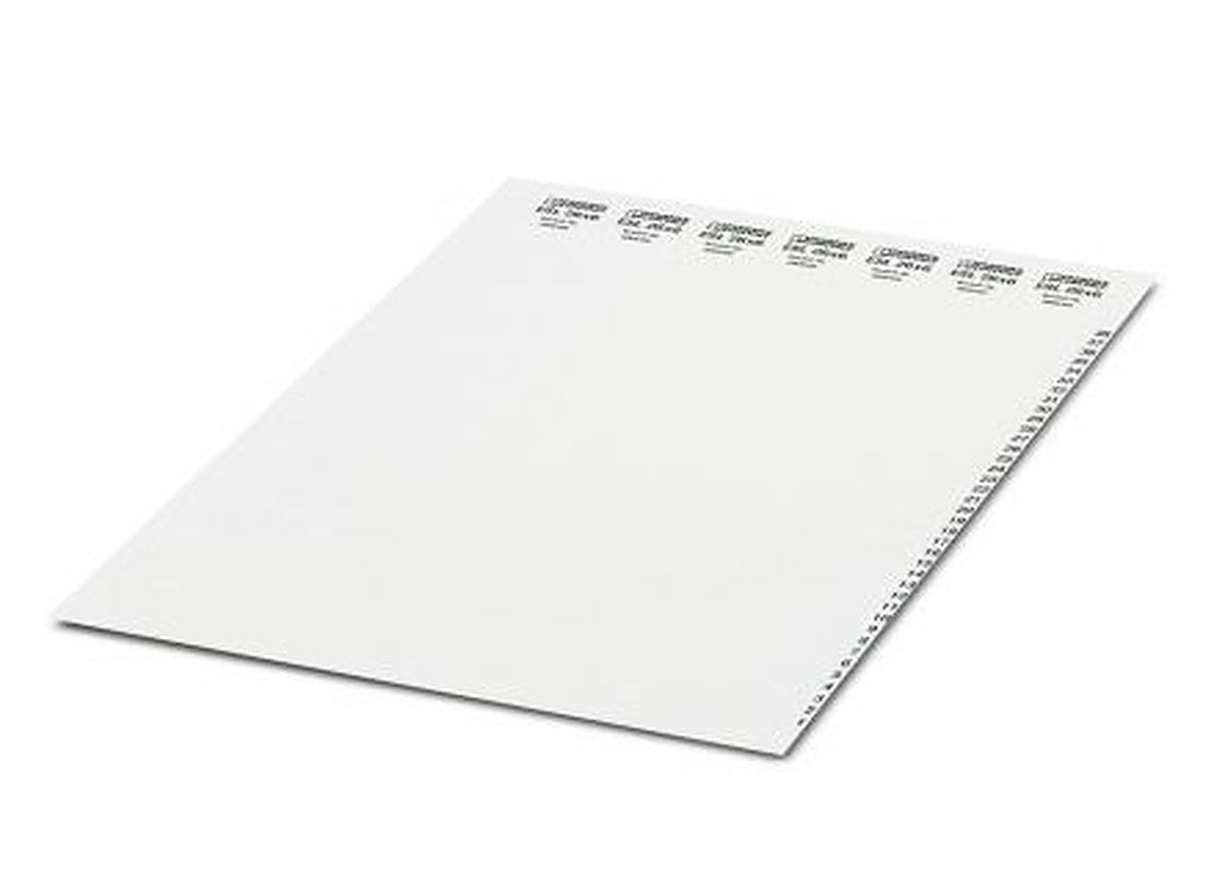 Phoenix Contact, ESL 26X 6 Polyester Foil Marker Strip for use with Terminal Block