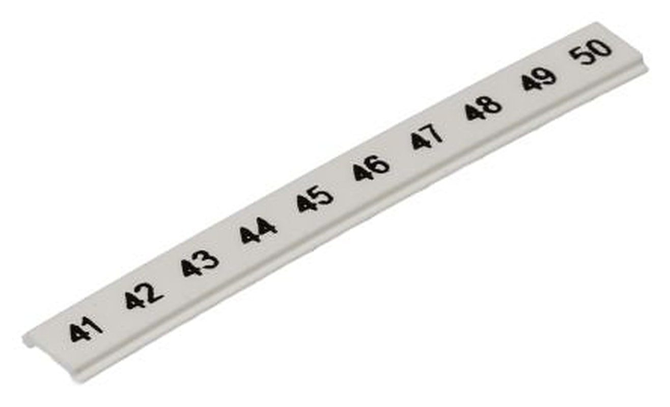 Phoenix Contact, ZBF 5 LGS Polyamide Marker Strip for use with Terminal Block
