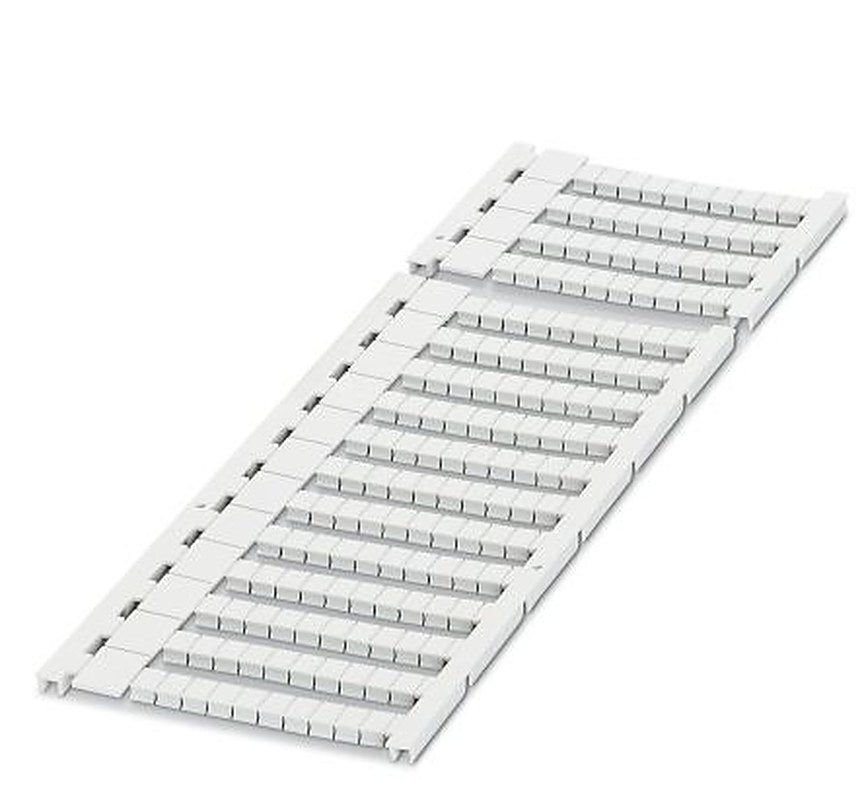 Phoenix Contact, ZBSM-K 5/WH:UNPRINTED Polyamide Zack Strip for use with Terminal Block