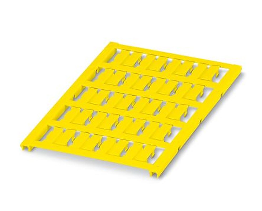 Phoenix Contact UC-WMC Clip-On Cable Marker, Yellow, 3.1 mm Cable Yellow, 1.9 mm Cable, 0818739
