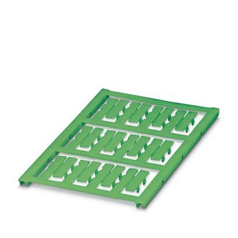 Phoenix Contact UC-WMC Clip-On Cable Marker, Green, 3.1 mm Cable Green, 1.9 mm Cable, 0818810