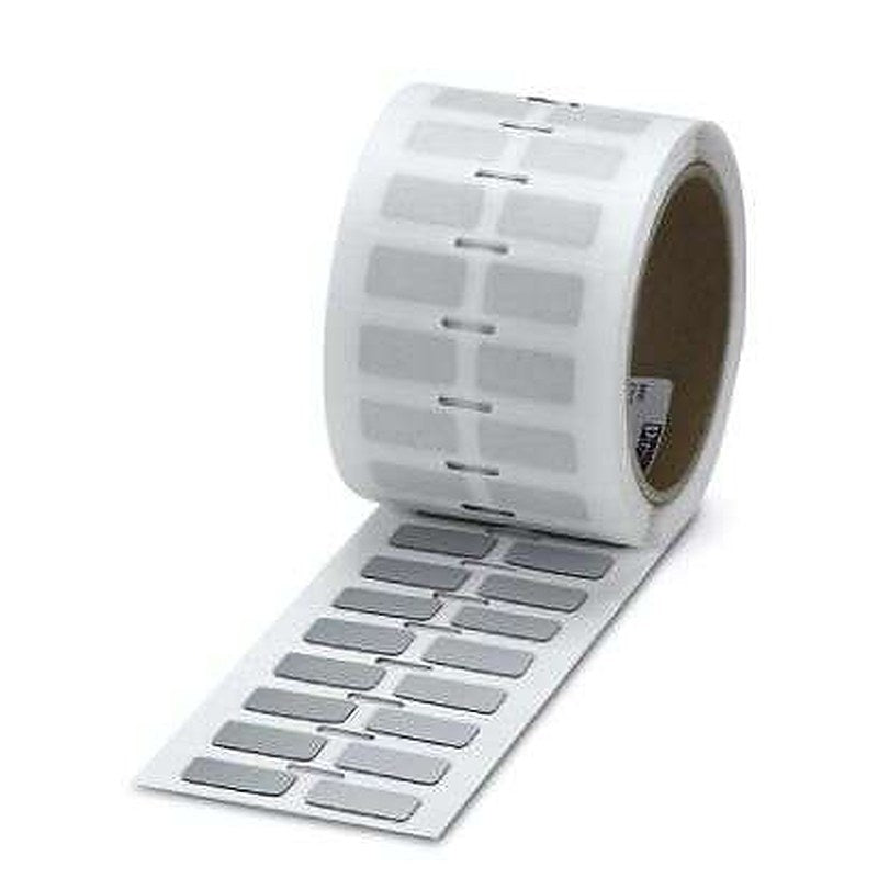 Phoenix Contact on Silver Label, 12.5 m Length, 27 mm Width, 12.5 mm Label Length, 27 mm Label Width