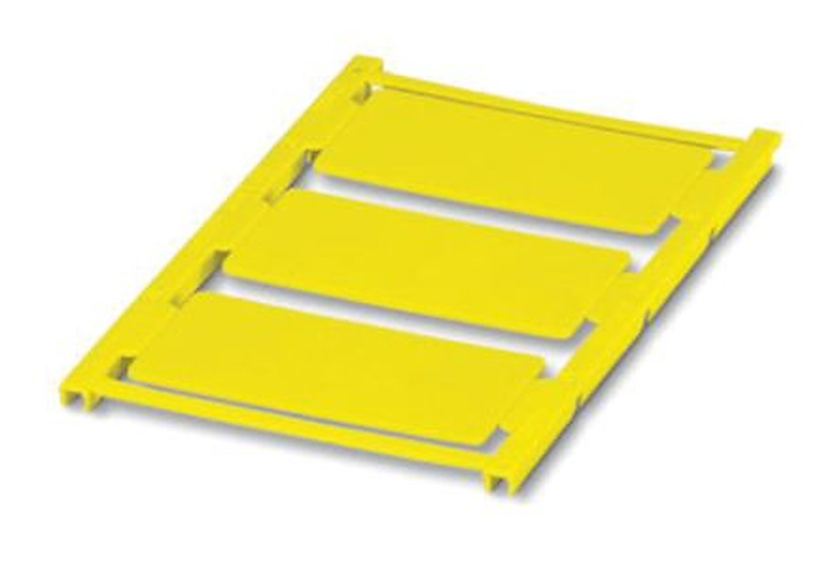 Phoenix Contact Panel Marker, 60 mm Length 0822657 Yellow