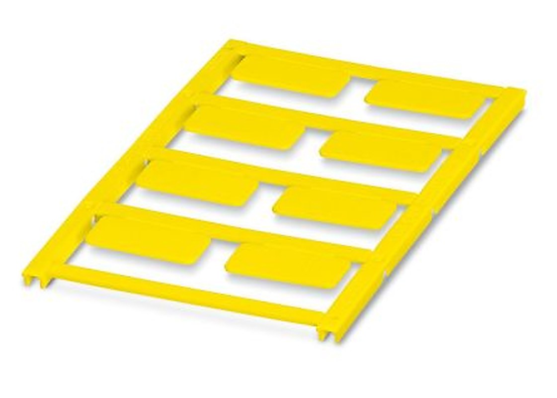 Phoenix Contact, UC-EMP (27X12.5) YE Polyamide Terminal Block Marker for use with Terminal Block