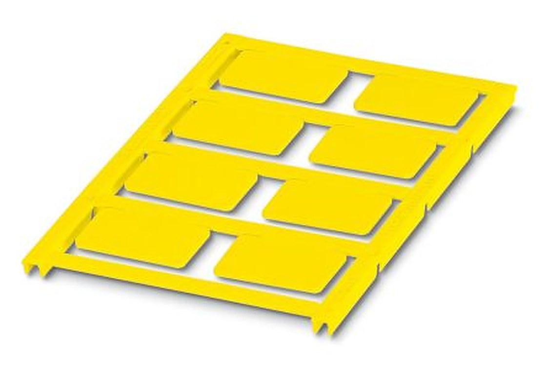 Phoenix Contact, UC-EMP (27X18) YE Polyamide Terminal Block Marker for use with Terminal Block