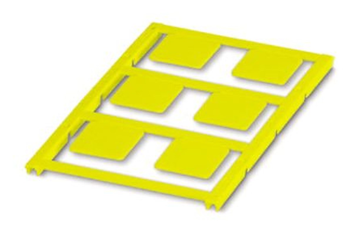 Phoenix Contact Panel Marker, 22 mm Length 0825464 Yellow