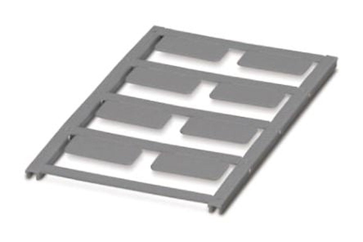 Phoenix Contact Panel Marker, 27 mm Length 0825471 Silver