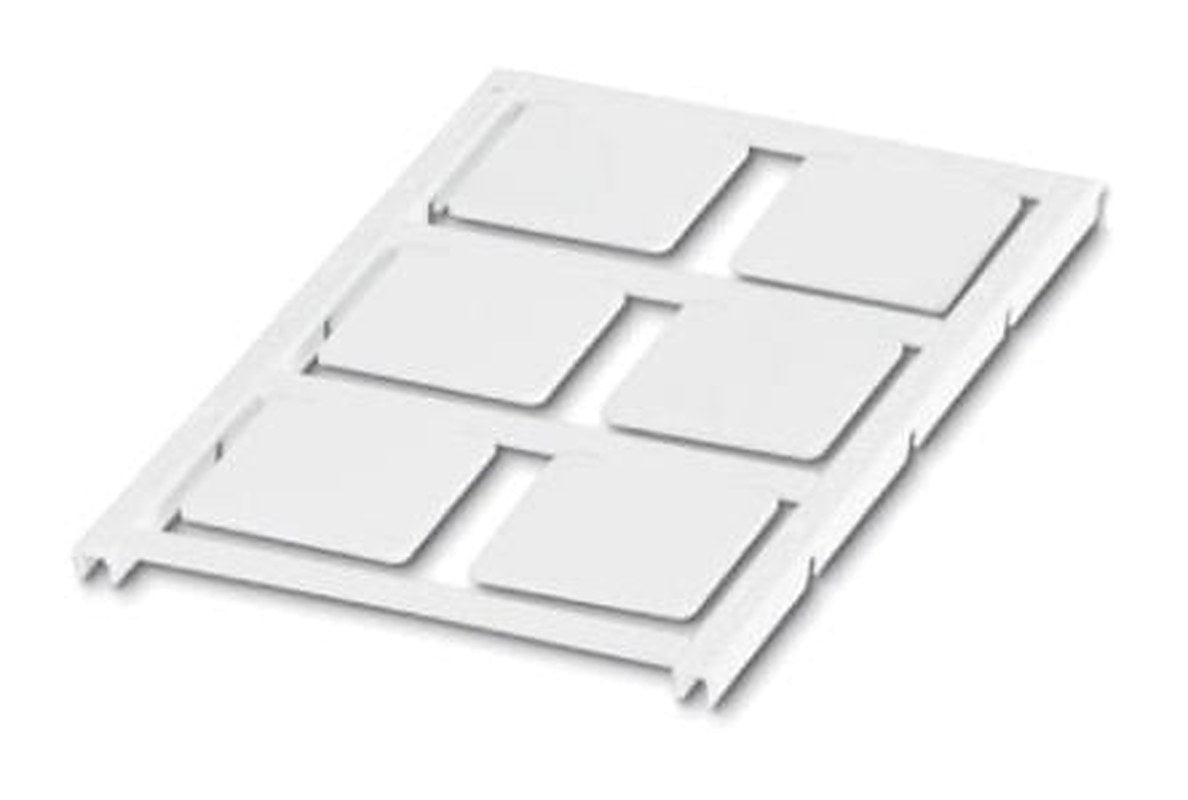Phoenix Contact Panel Marker, 27 mm Length 0825481 White