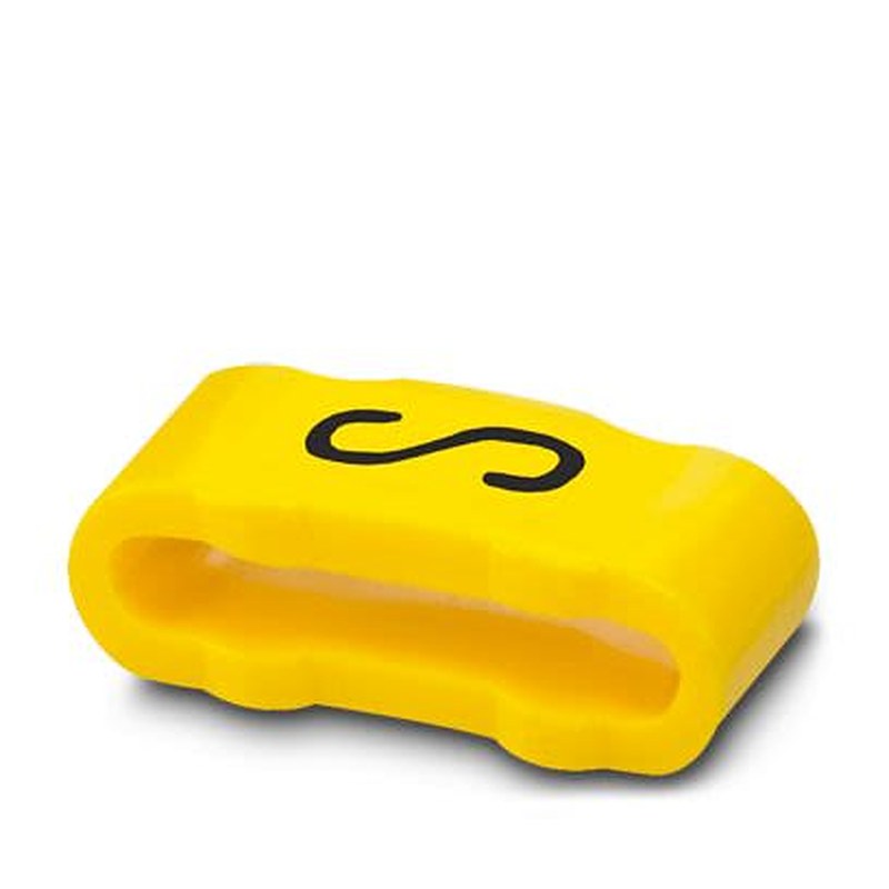 Phoenix Contact SD-WMTBS Cable Marker, Black, Pre-printed "Letters", 0826611:S Self-Extinguishing