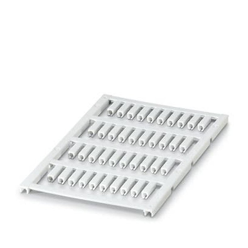 Phoenix Contact UC-WMCO Slide-On Cable Marker, White, 2.9 mm Cable White, 2.1 mm Cable, 0827148