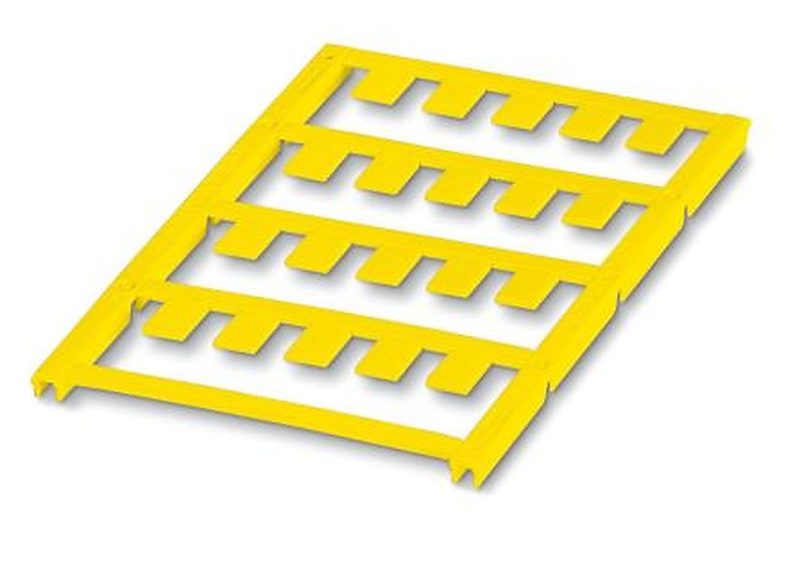 Phoenix Contact, UC-EM (19X9) YE Polyamide Terminal Block Marker for use with Terminal Block