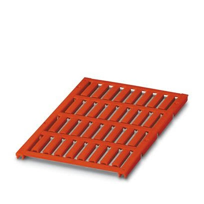 Phoenix Contact UC-WMCO Slide-On Cable Marker, Red, Pre-printed "0", 3.6 mm Cable Flame Red, 2.9 mm Cable, 0827600
