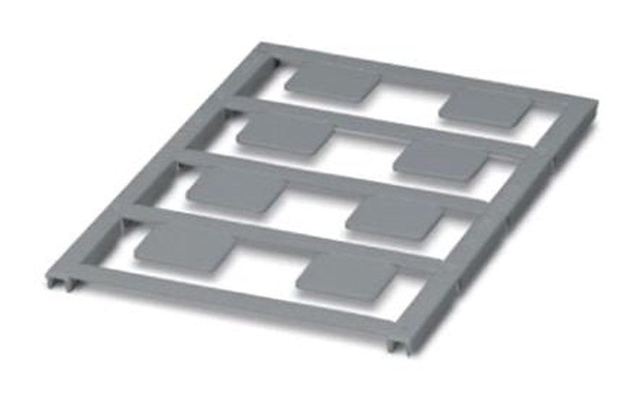 Phoenix Contact Panel Marker, 17 mm Length 0827887 Silver