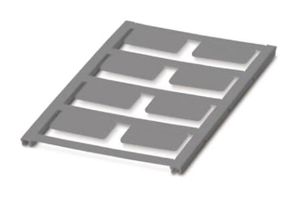 Phoenix Contact Panel Marker, 27 mm Length 0827896 Silver