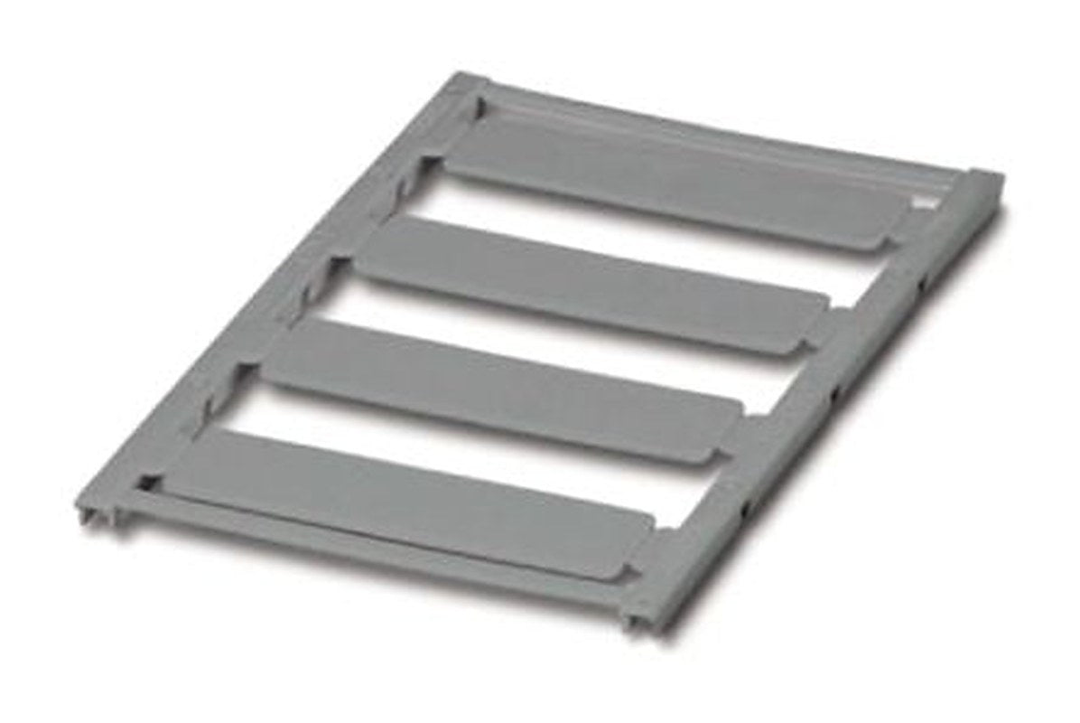 Phoenix Contact Panel Marker, 60 mm Length 0828088 Silver
