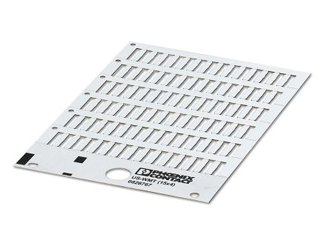 Phoenix Contact, US-WMT (15X4) Plastic Cable Marker for use with Modular Terminal Block