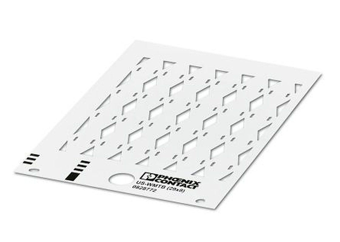 Phoenix Contact, US-WMTB (29X8) Plastic Cable Marker for use with Modular Terminal Block
