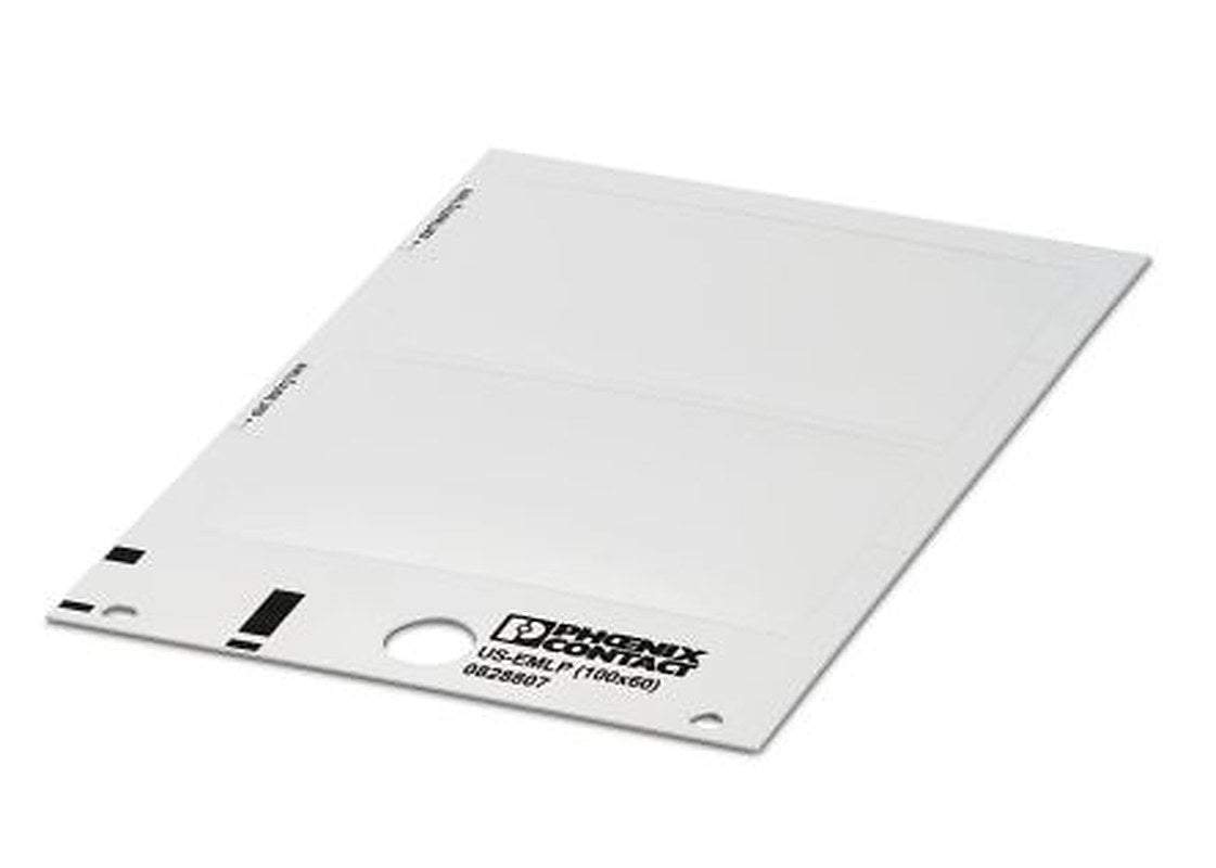 Phoenix Contact, UC-EMLP (100X60) Polyvinyl Chloride Device Marking