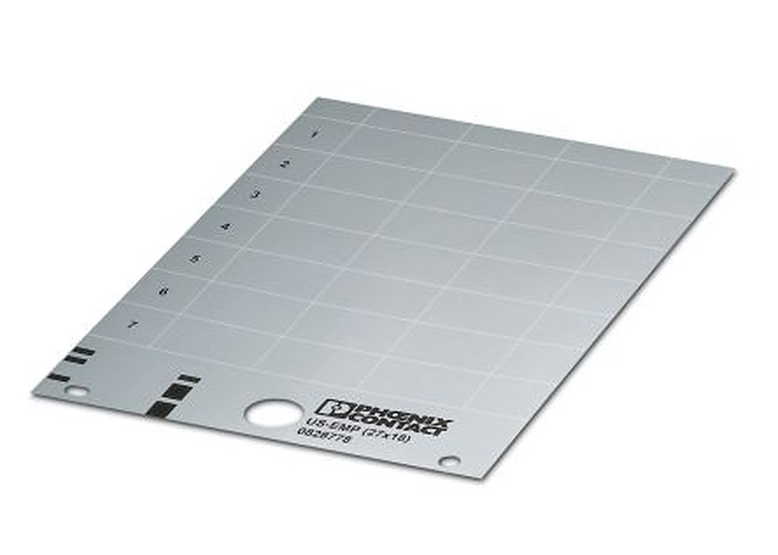 Phoenix Contact, US-EMP (27X18) SR Plastic Terminal Block Marker for use with Terminal Block