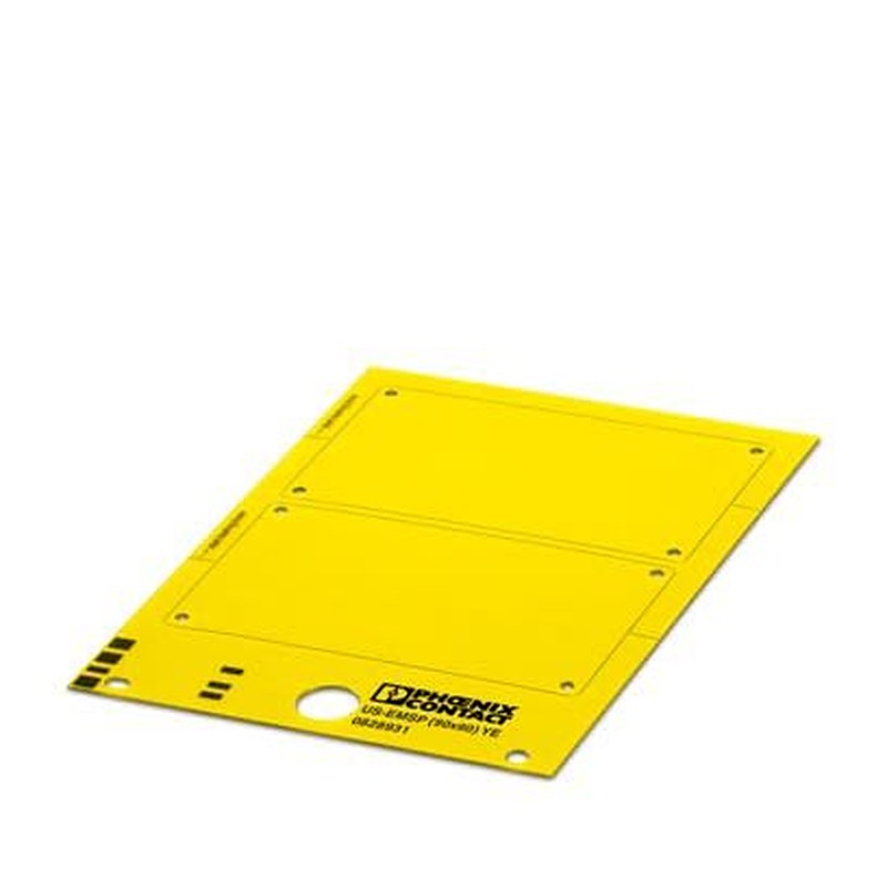 Phoenix Contact, US-EMSP Polyvinyl Chloride Terminal Marker for use with BLUEMARK ID, BLUEMARK ID COLOR, THERMOMARK