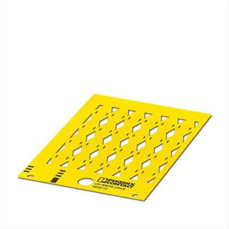 Phoenix Contact US-WMTB Cable Marker, Yellow, Pre-printed "0", 0828959 Flammability rating according to UL 94 V2