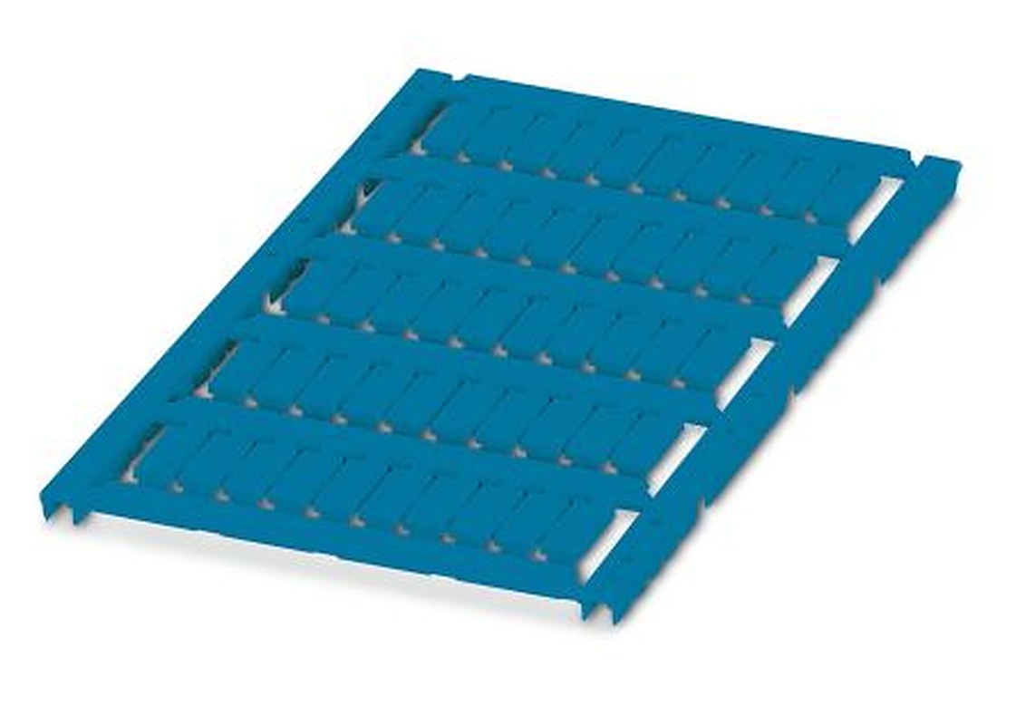 Phoenix Contact, UCT1-TM 6 BU Polycarbonate Marker Label for use with Terminal Block