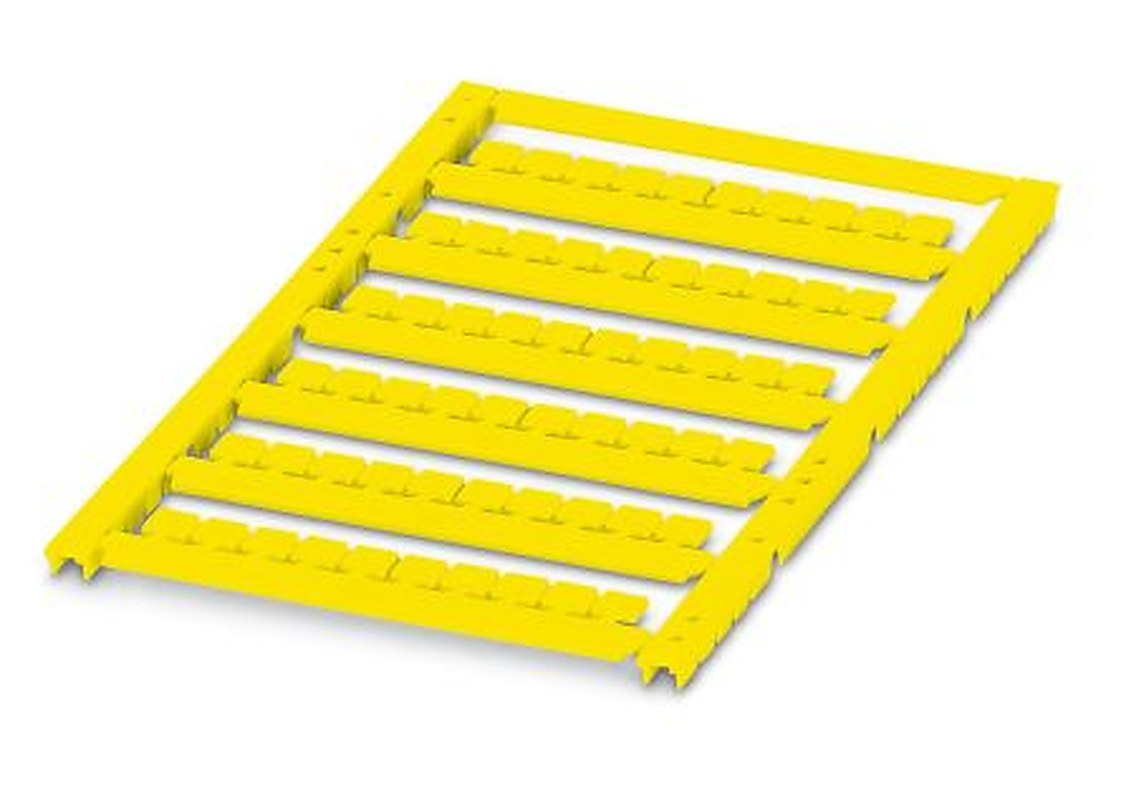 Phoenix Contact, UCT1-TMF 6 YE Polycarbonate Marker Label for use with Terminal Block