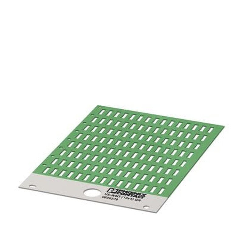 Phoenix Contact US-WMT Cable Marker, Green, 0829278 Flammability rating according to UL