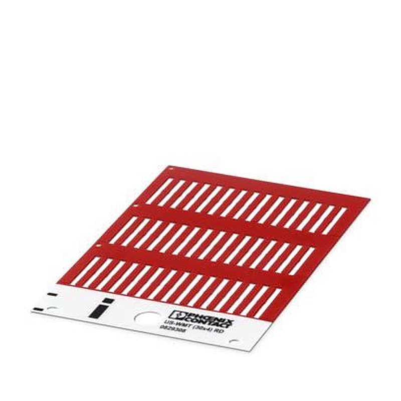 Phoenix Contact US-WMT Cable Marker, Red, 0829308 Flammability rating according to UL