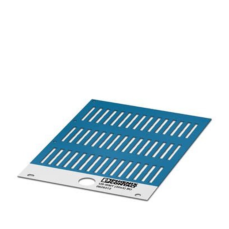 Phoenix Contact US-WMT Cable Marker, Blue, Pre-printed "0", 0829312 Flammability rating according to UL 94 V2