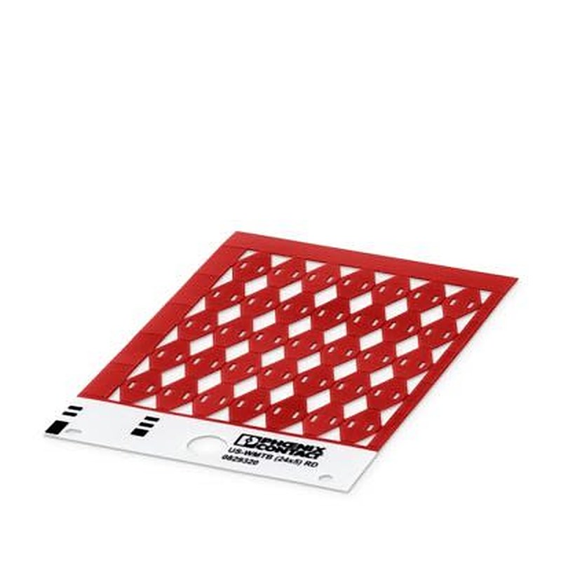 Phoenix Contact US-WMTB Cable Marker, Red, 0829320 Flammability rating according to UL