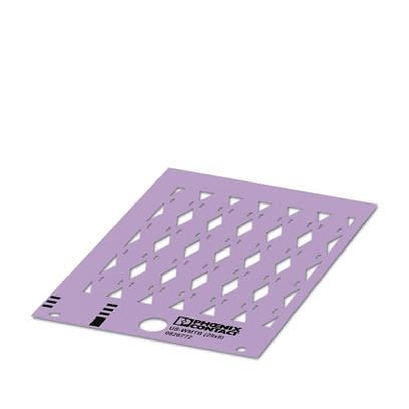 Phoenix Contact US-WMTB Cable Marker, Violet, Pre-printed "0", 0829330 Flammability rating according to UL 94 V2
