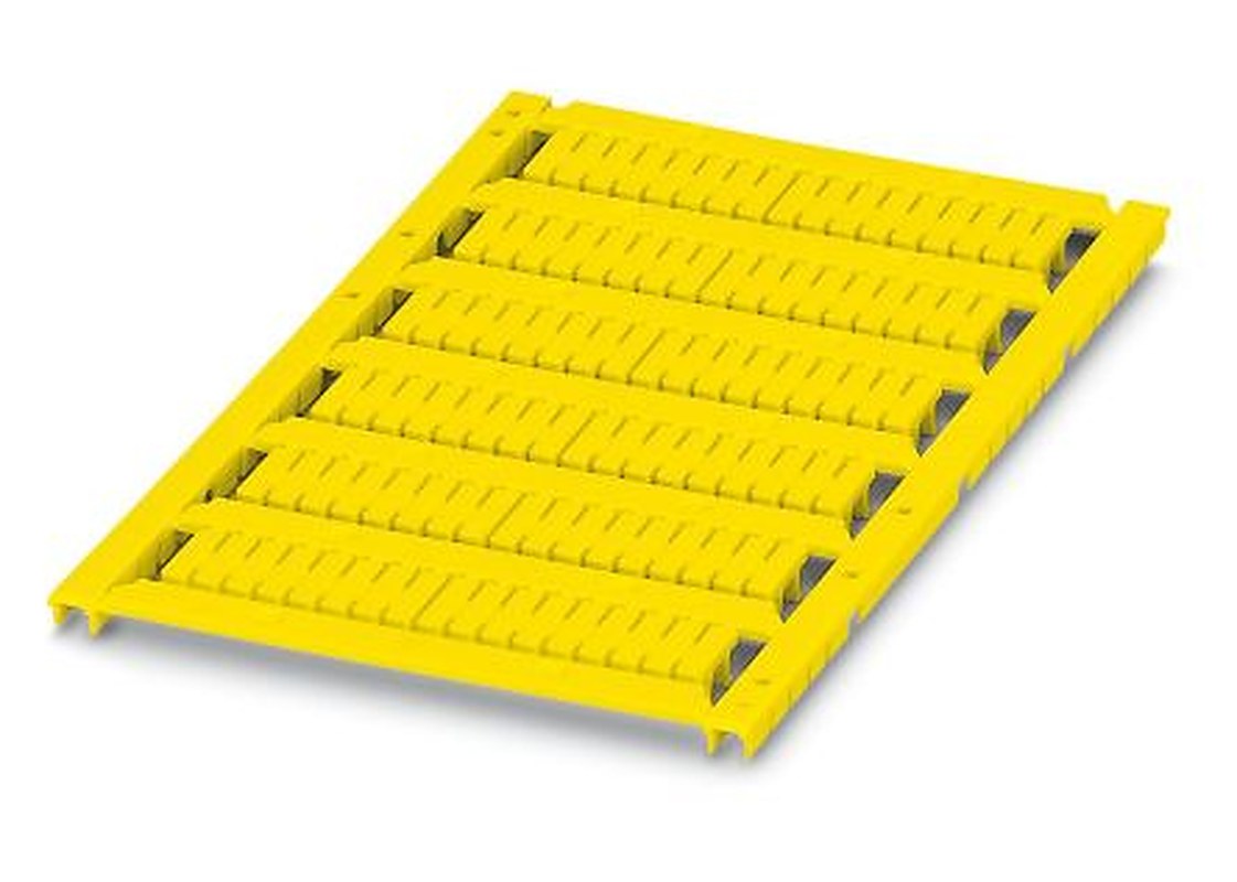 Phoenix Contact, UCT-TM 3.5 YE Polycarbonate Marker Label for use with Terminal Block