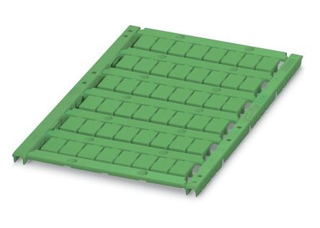 Phoenix Contact, UCT-TM 7.62 GN Polycarbonate Marker Label for use with Terminal Block