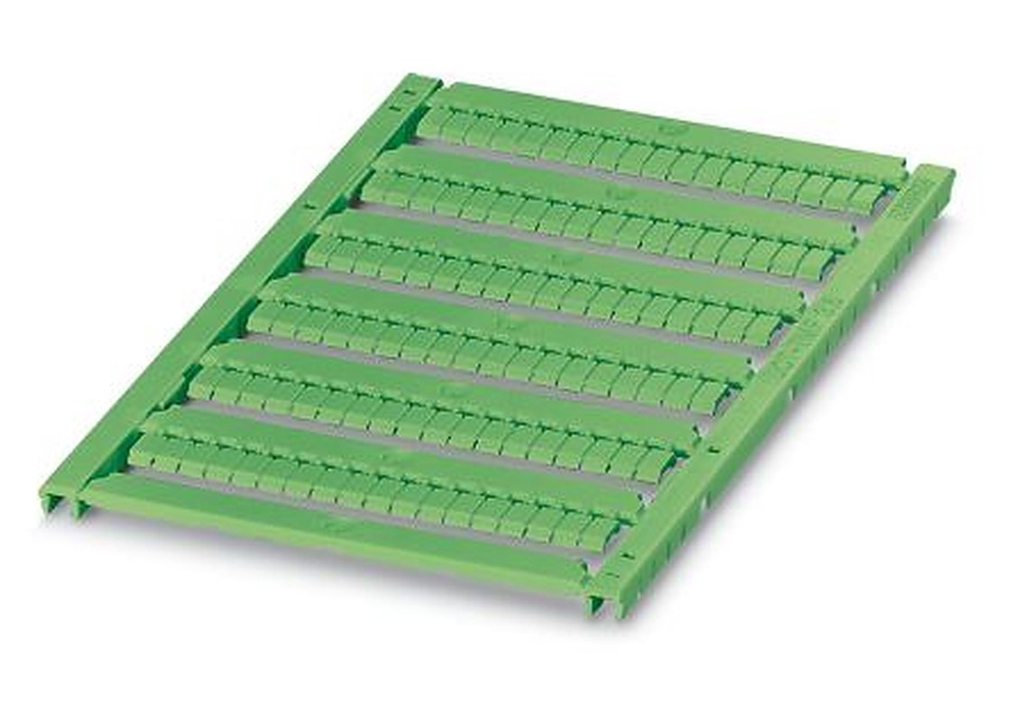 Phoenix Contact, UCT-TMF 3.5 GN Polycarbonate Marker Label for use with Terminal Block