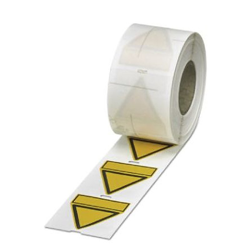 Phoenix Contact Panel Marker, 50 mm Length, 59.25 mm Height 0830452 Black, Yellow