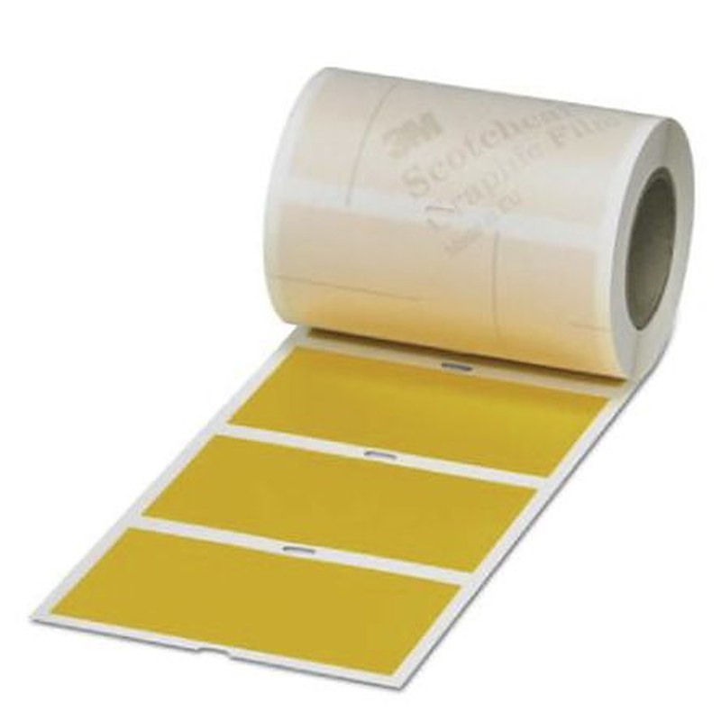 Phoenix Contact Panel Marker, 52 mm Length, 52 mm Height 0830460 Yellow