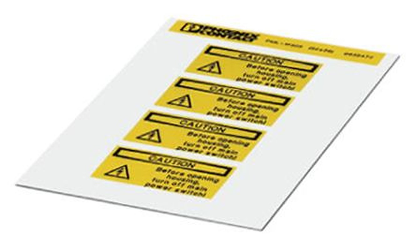 Phoenix Contact Panel Marker, 5 mm Length 0830529 White