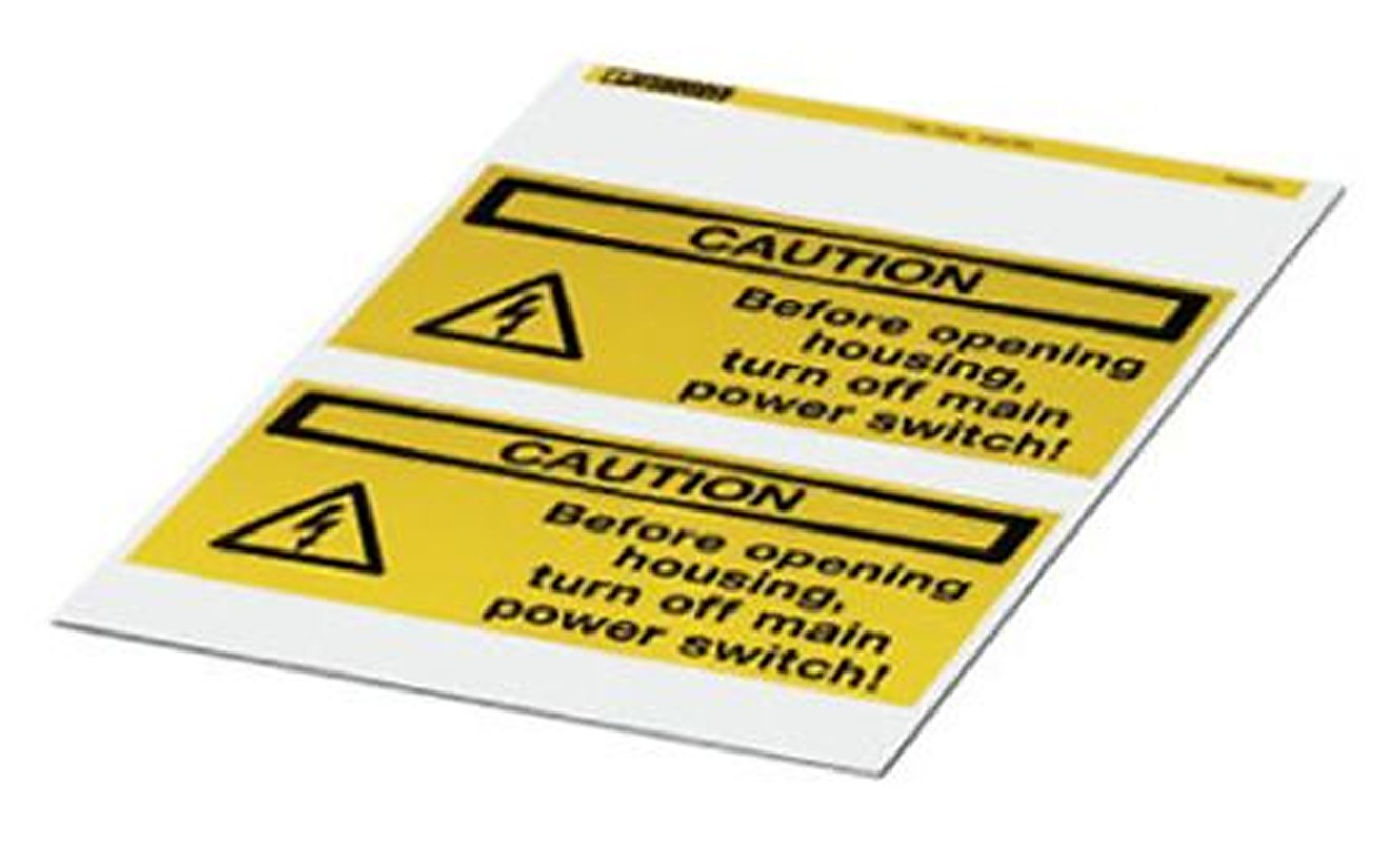 Phoenix Contact Panel Marker, 7 mm Length 0830531 White