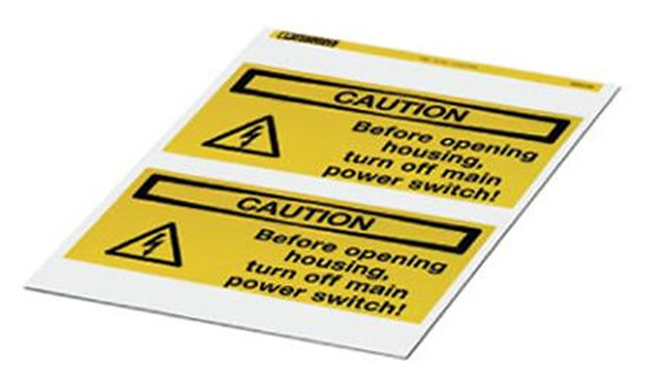 Phoenix Contact Panel Marker, 4 mm Length 0830532 White