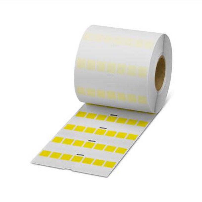 Phoenix Contact Yellow Label Roll, 12.7 mm Width, 7000 Per Roll Qty, 31.75 mm
