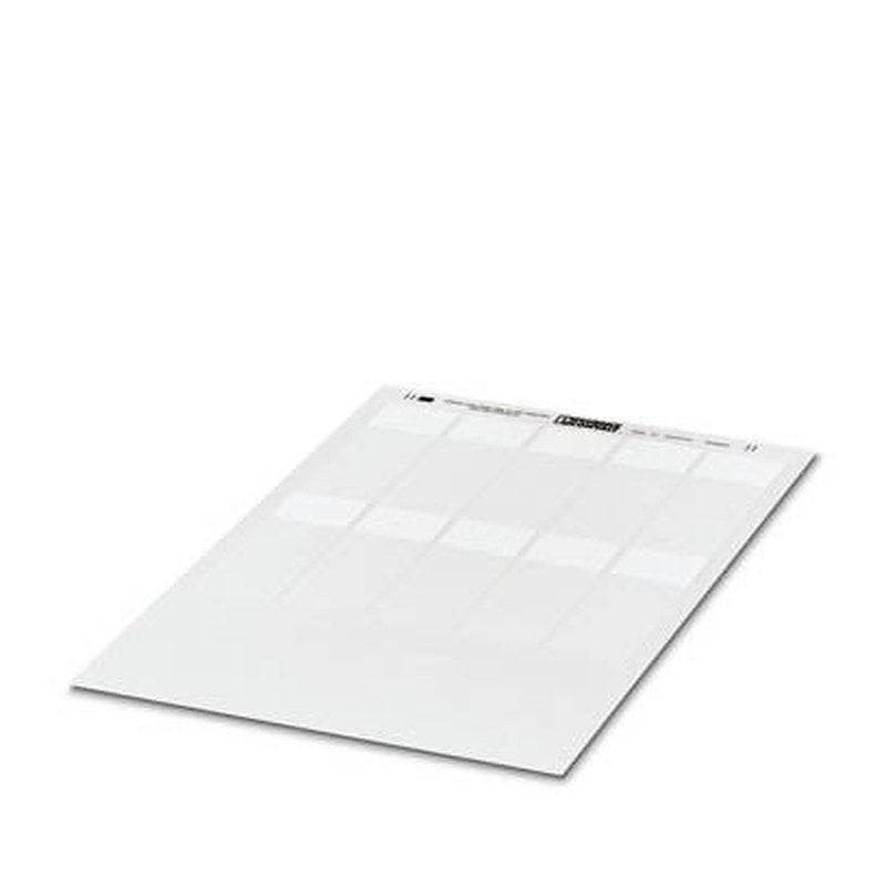 Phoenix Contact WML Adhesive Cable Labels, White, Pre-printed "0", 21.3 mm Cable White, 8 mm Cable, 0830695