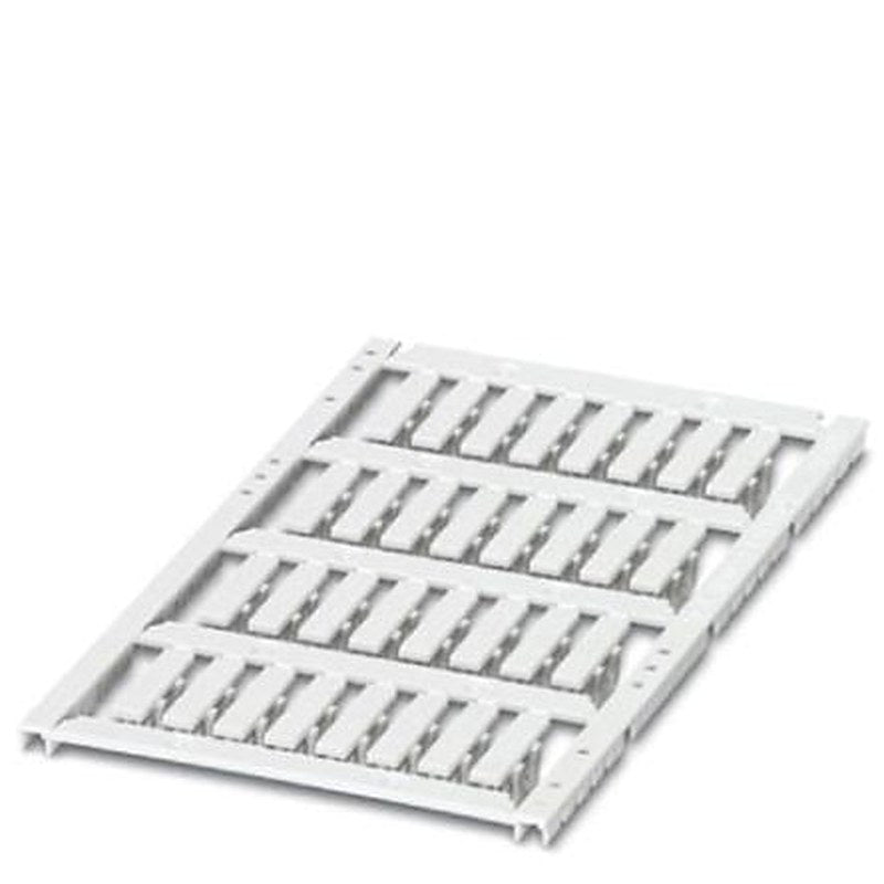 Phoenix Contact UCT-WMC0 Clip-On Cable Marker, White, 4.1 mm Cable White, 3.5 mm Cable, 0830785
