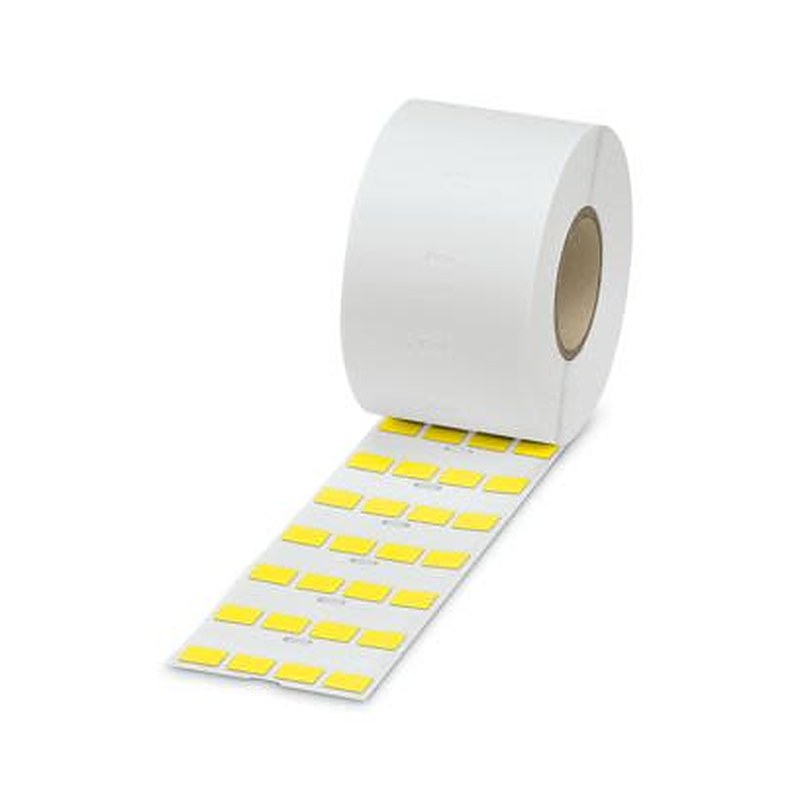 Phoenix Contact Yellow Label Roll, 12.7 mm Width, 5000 Per Roll Qty, 19 mm