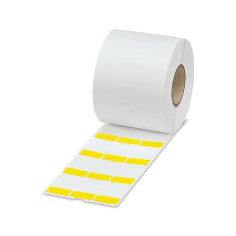 Phoenix Contact Yellow Label Roll, 25.4 mm Width, 2100 Per Roll Qty, 36.5 mm